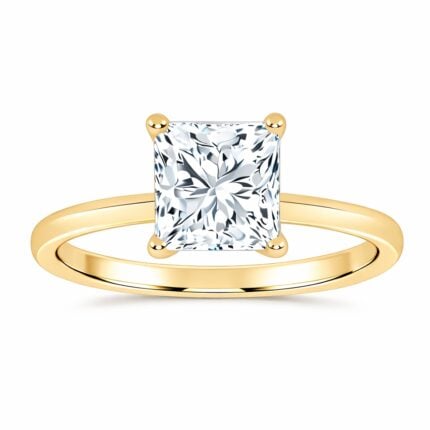 10K 0.50CT  Certified Lab Grown Solitaire Ring