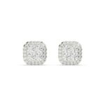 Mens Diamond Earrings Set in 10K Gold - Image 5