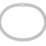 22" Mens Stainless Steel Miami Cuban Necklace Set with 18CT of Diamonds