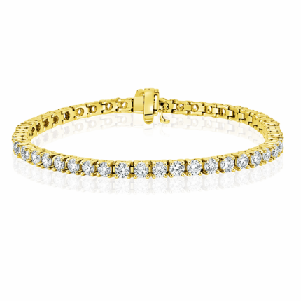 7 CT. T.W. Diamond Tennis Bracelet in 14K Yellow Gold