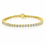 2 CT. T.W. Diamond Tennis Bracelet in 14K Yellow Gold