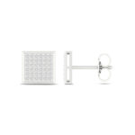 Women's 0.25ct Natural Diamond Earrings in 10K White Gold