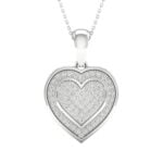 0.20ct Natural Diamond Pendant in 10K White Gold