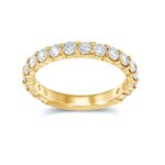 0.33ct Natural Diamond Wedding Band in 14K Yellow Gold