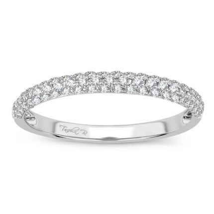0.33ct Natural Diamond Fashion Ring in 14K White Gold