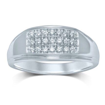 0.25ct Natural Diamond Ring in 14K White Gold