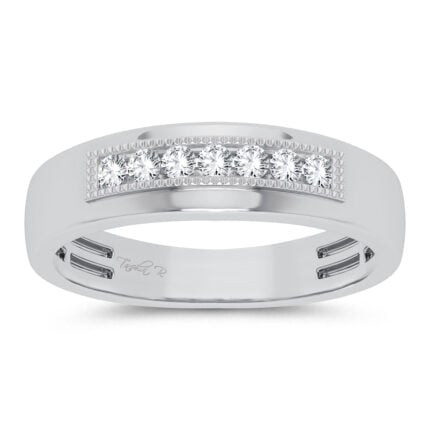 0.25ct Natural Diamond Ring in 14K White Gold