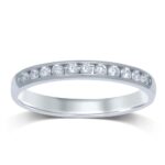 0.27ct Natural Diamond Wedding Band in 14K Yellow Gold