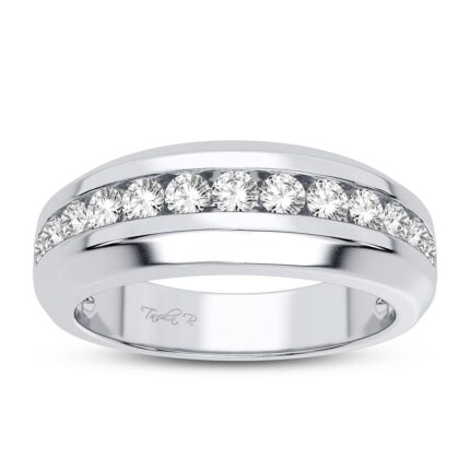 0.50ct Natural Diamond Band in 14K Yellow Gold