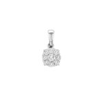 0.33ct Natural Diamond Pendant in 14K White Gold