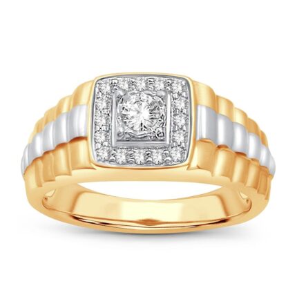 0.36ct Natural Diamond Ring in 14K Yellow Gold