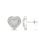 Women's 0.25ct Natural Diamond Earrings in 10K White Gold