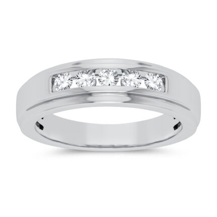 0.50ct Natural Diamond Ring in 14K White Gold