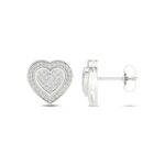 Women's 0.30ct Natural Diamond Earrings in 10K White Gold