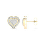 Women's 0.30ct Natural Diamond Earrings in 10K Yellow Gold