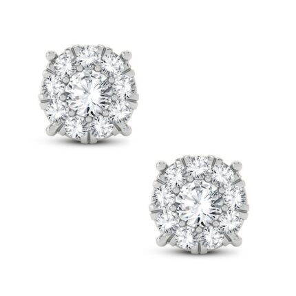 Women's 0.25ct Natural Diamond Earrings in 14K Yellow Gold