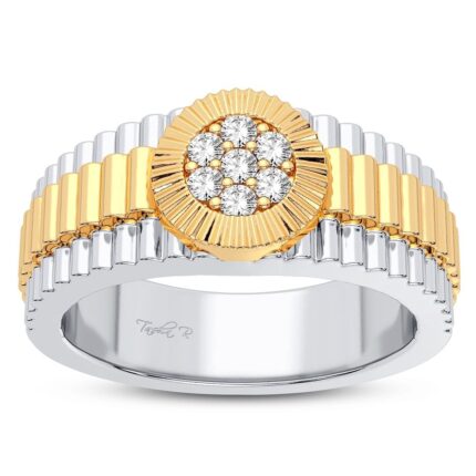 0.20ct Natural Diamond Ring in 14K Yellow Gold