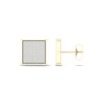 Women's 0.50ct Natural Diamond Earrings in 10K Yellow Gold