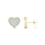 Women's 0.50ct Natural Diamond Earrings in 10K Yellow Gold