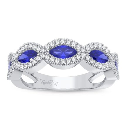 0.20ct Natural Diamond Fashion Ring in 14K White Gold
