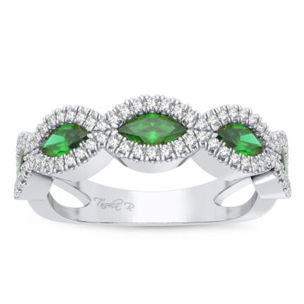 0.20ct Natural Diamond Fashion Ring in 14K White Gold