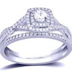 0.50ct Round Diamond Bridal Set in 14K White Gold