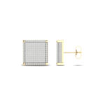 Women's 1ct Natural Diamond Earrings in 10K Yellow Gold