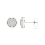 Women's 0.20ct Natural Diamond Earrings in 10K White Gold