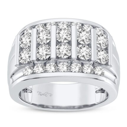2ct Natural Diamond Ring in 14K White Gold