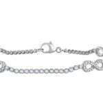 1.10ct Natural Diamond Bracelet in 10K White Gold