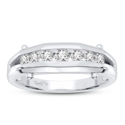 0.50ct Natural Diamond Ring in 14K White Gold