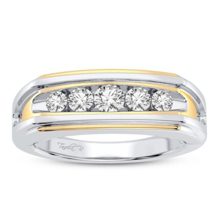 0.50ct Natural Diamond Ring in 14K White Gold
