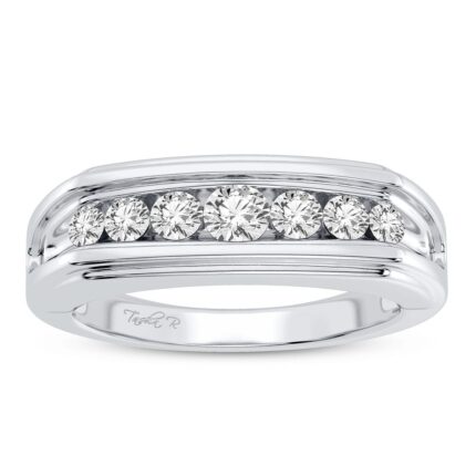 0.50ct Natural Diamond Ring in 14K White Gold