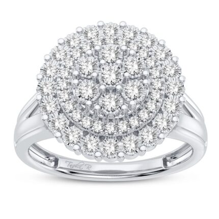 0.20ct Natural Diamond Fashion Ring in 10K White Gold