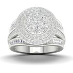 2ct Round Diamond Bridal Set in 14K White Gold