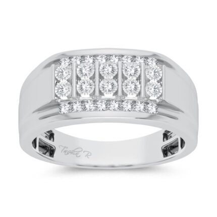 0.25ct Natural Diamond Ring in 10K White Gold