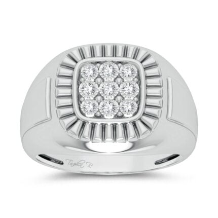 0.20ct Natural Diamond Ring in 10K White Gold