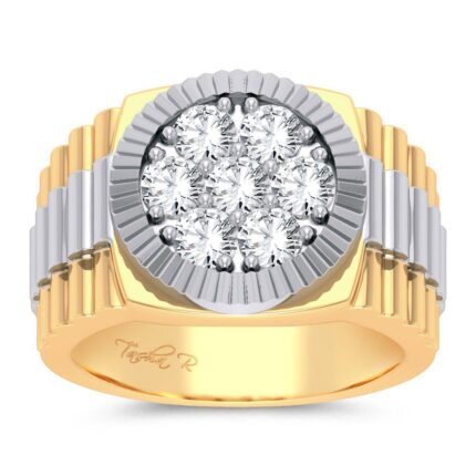 1.50ct Natural Diamond Ring in 14K Yellow Gold