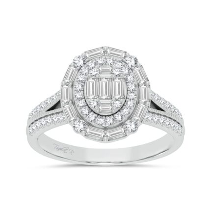 0.75ct Natural Diamond Engagement Ring in 14K Rose Gold