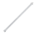 16.5 CT marquise angled lab grown diamond tennis bracelet in 14K white gold