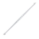 fancy marquise lab grown diamond tennis bracelet in 14K white gold