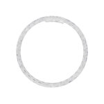 18 CT radiant cut lab grown diamond tennis bracelet in 14K white gold